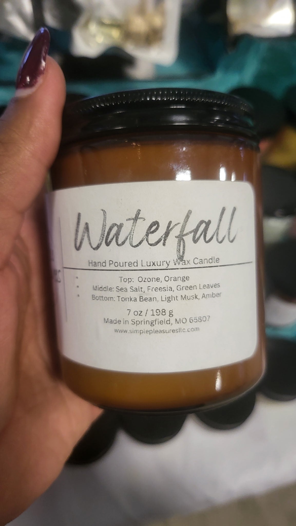 Waterfall Candles