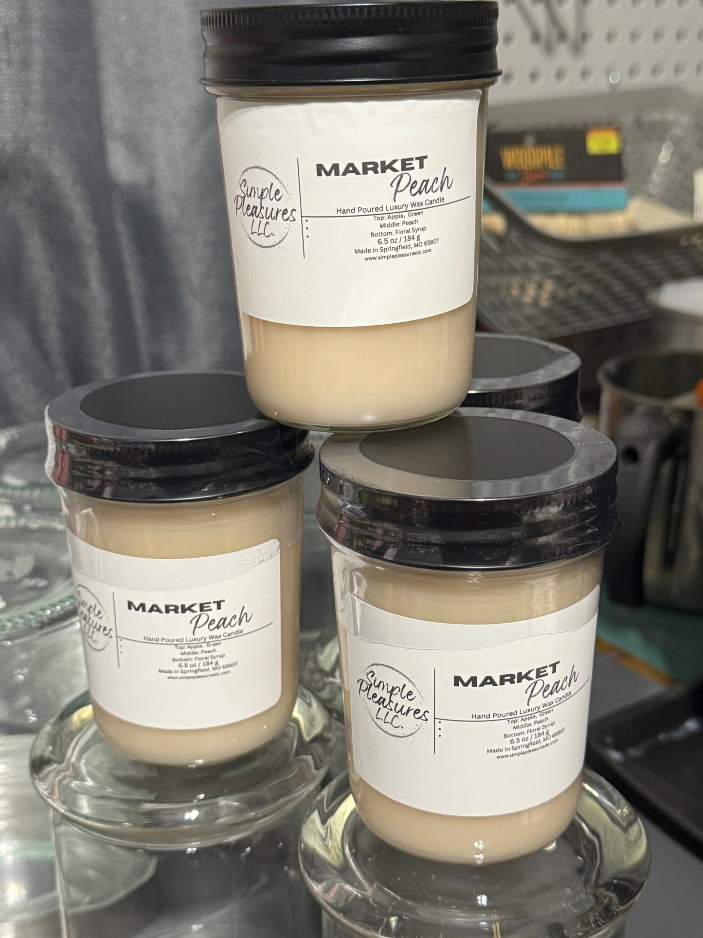 Market Peach Candles