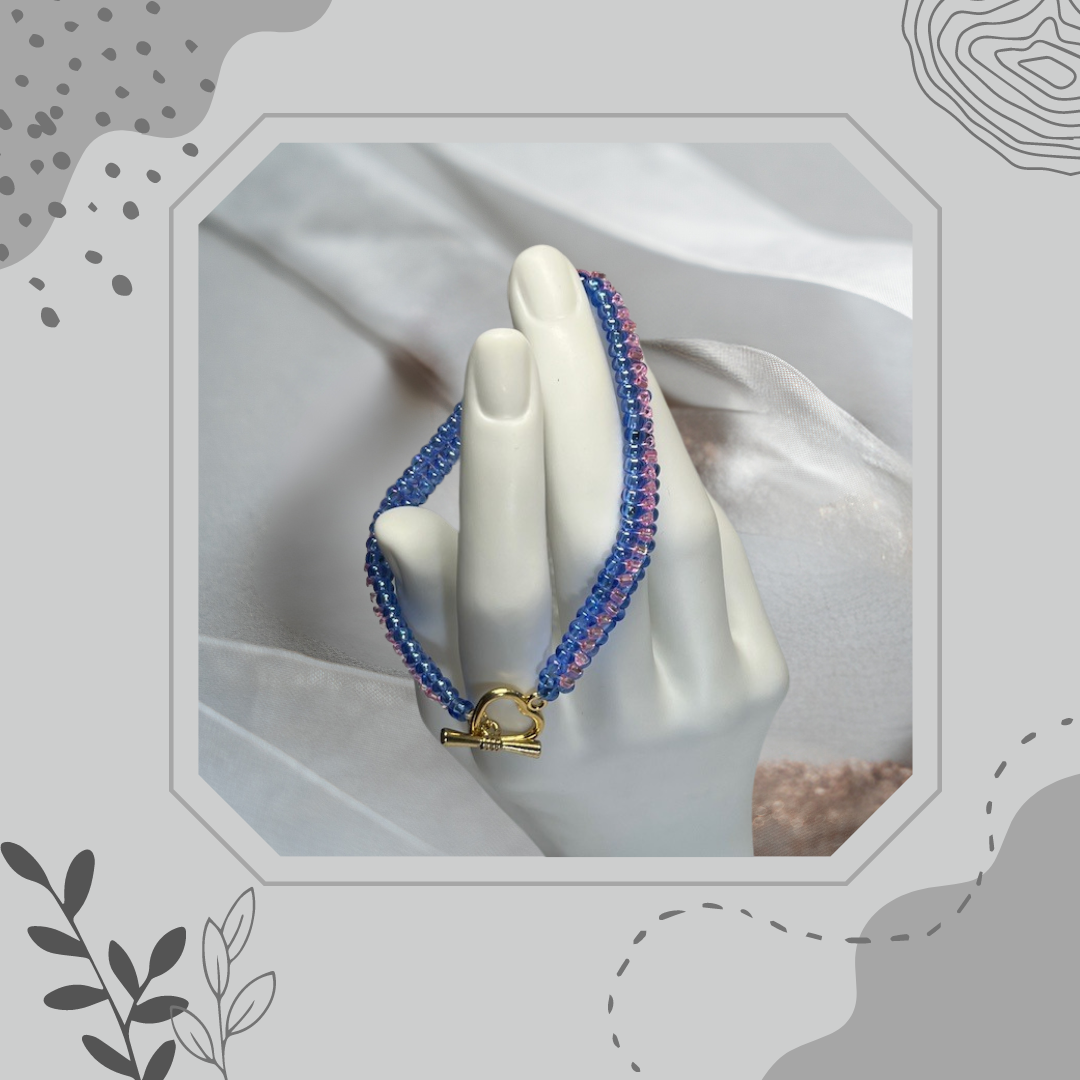 Purple Woven Bracelet