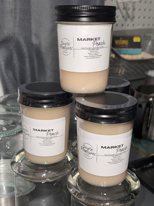 Market Peach Candles