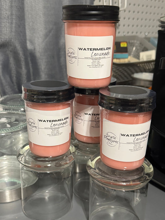 Watermelon Lemonade Candles