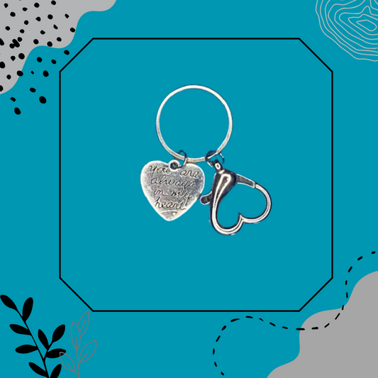 Always in my Heart Keychain