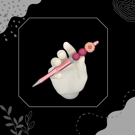 Flower Burgundy Pen