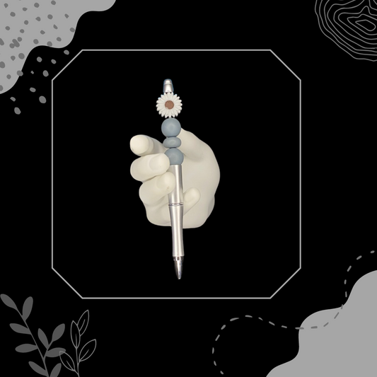 Flower Silver Pen